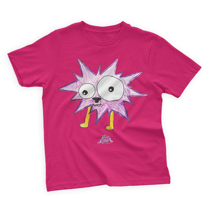 ILVIE LITTLE - MONSTER SHIRT VIOLETTA - dunkles Pink /